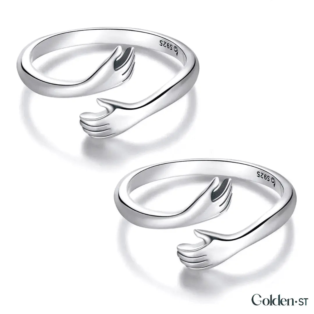 Anel do Abraço Ajustável Compre 1 Leve 2 - Prata