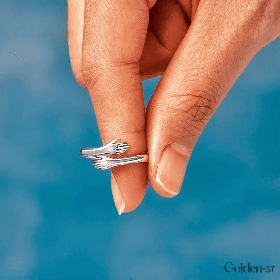 Anel do Abraço Ajustável Compre 1 Leve 2 - Prata