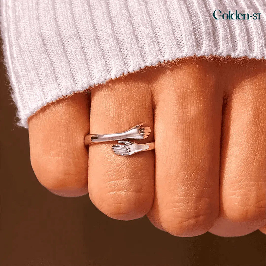 Anel do Abraço Ajustável Compre 1 Leve 2 - Prata