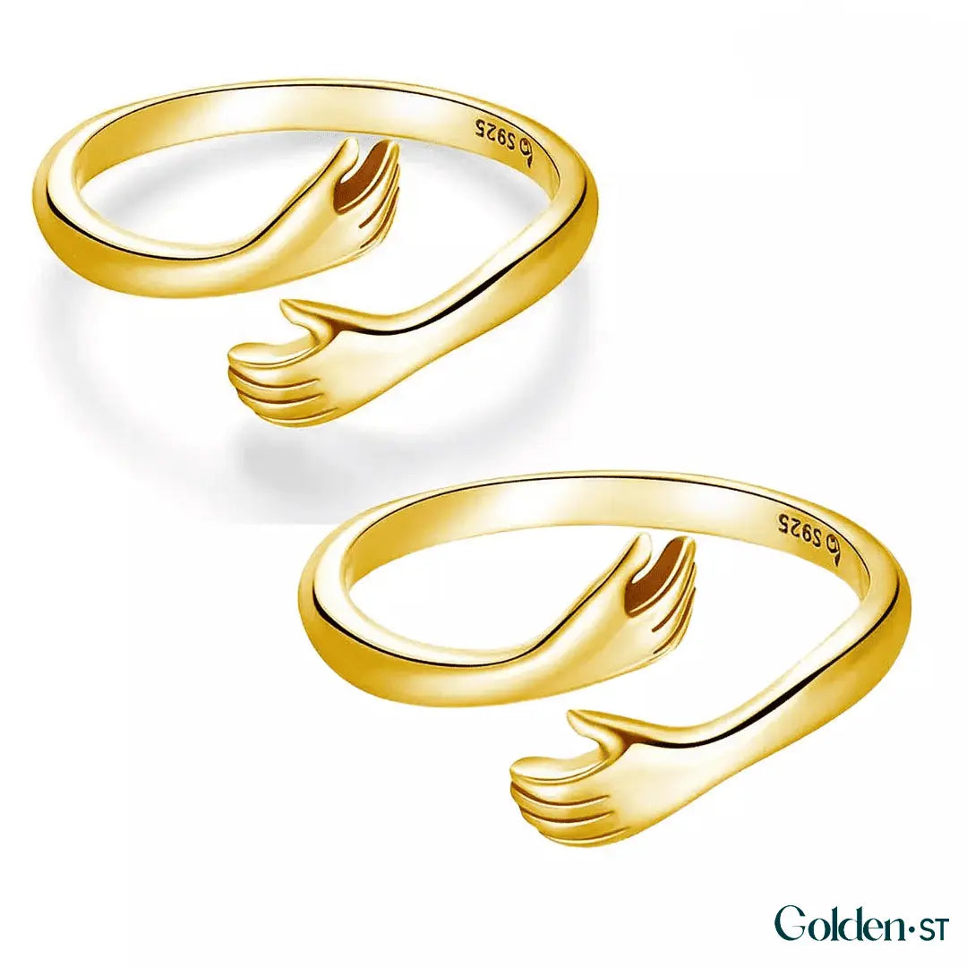 Anel do Abraço Ajustável Compre 1 Leve 2 - Dourado