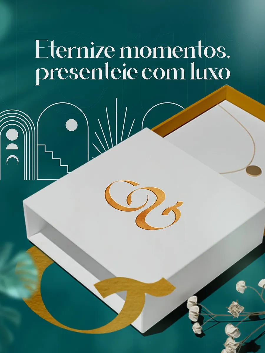 Eternize momentos, presenteie com luxo: caixa de presente Golden St