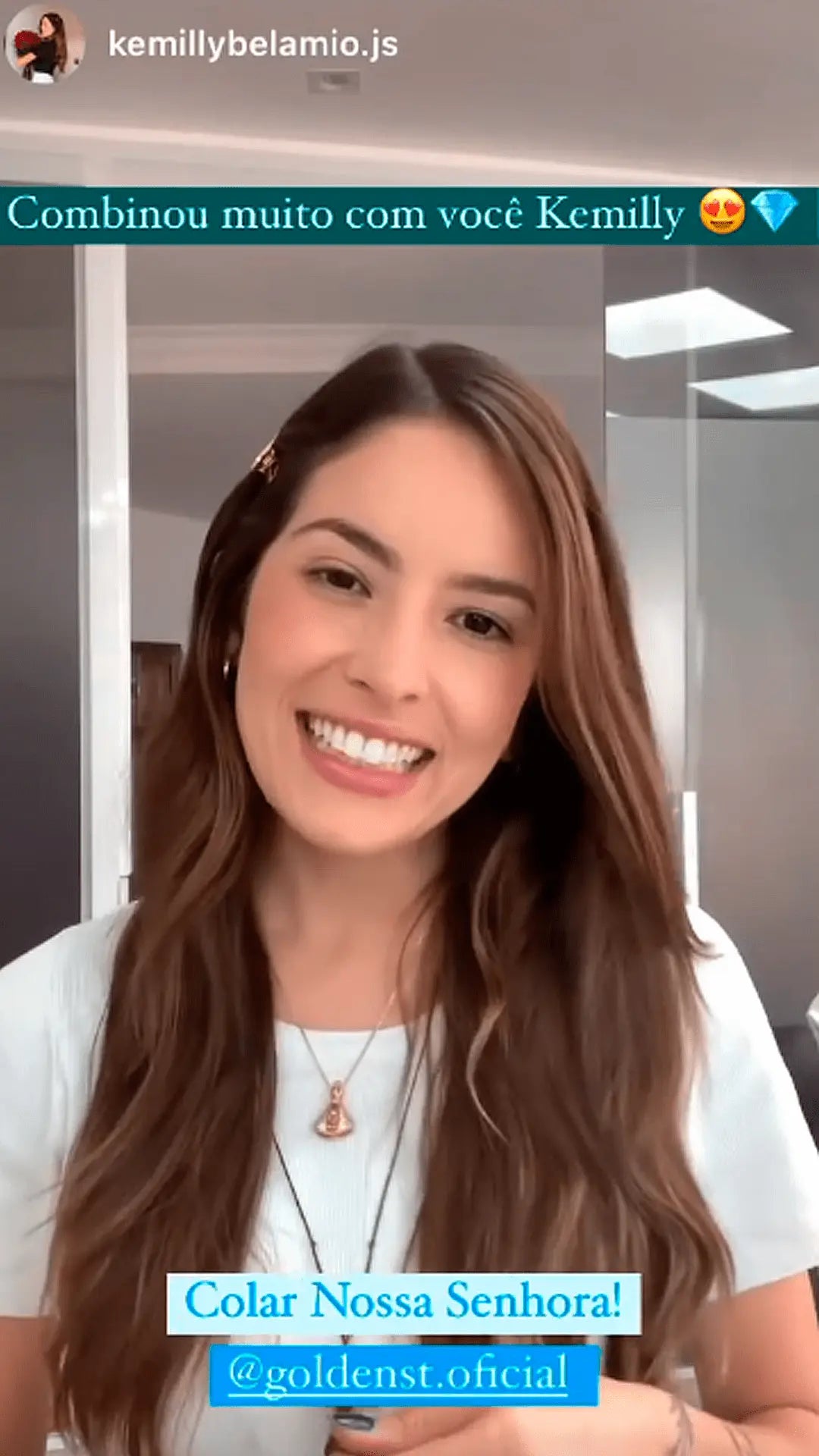 "Colar Maravilhoso, estou apaixonada!"