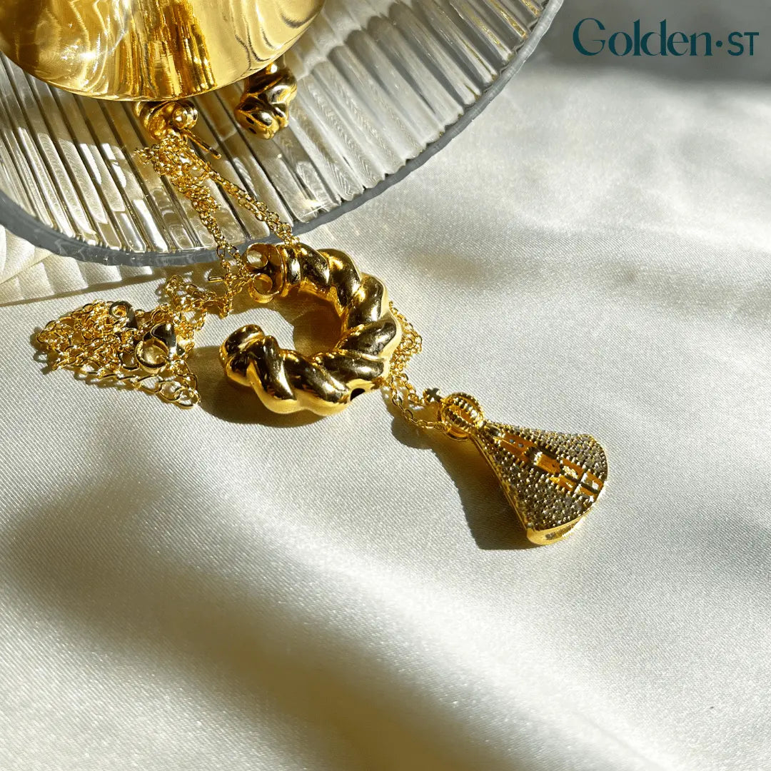 (COMPRE 1 LEVE 2) Colar Nossa Senhora Aparecida - Dupla Face com Manto de Zircônia