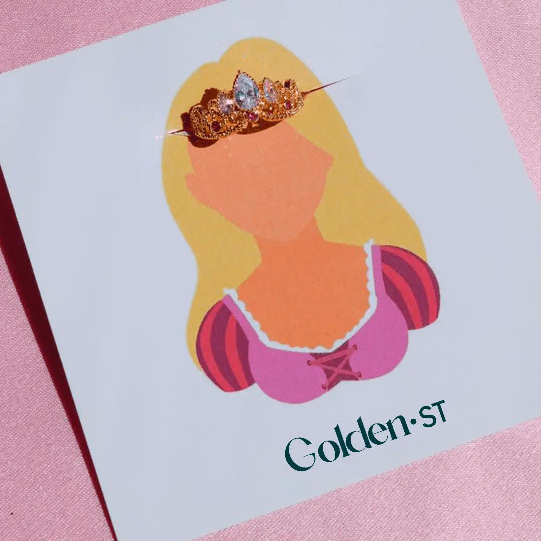 Anel Rapunzel Ajustável + Caixa Girassol Personalizada - Enrolados
