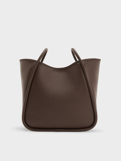 Bolsa Tote Slouchy chocolate