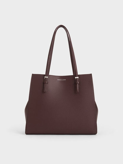 Bolsa Tote Clássica vinho