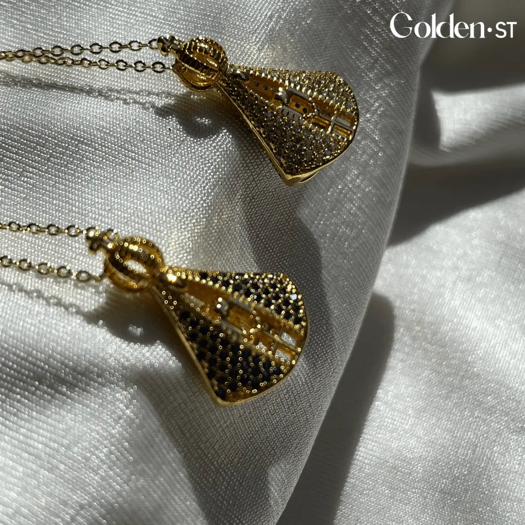 (COMPRE 1 LEVE 2) Colar Nossa Senhora Aparecida - Dupla Face com Manto de Zircônia
