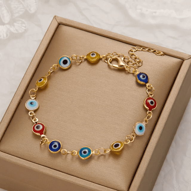 Pulseira Turquia da Sorte - Folheada a Ouro | Zircônia 925
