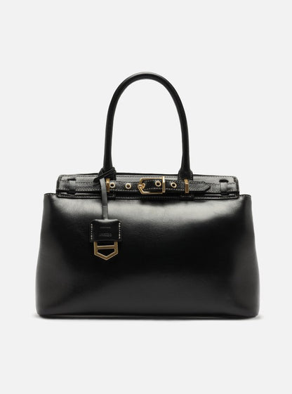 Bolsa Estruturada com Fivela preto