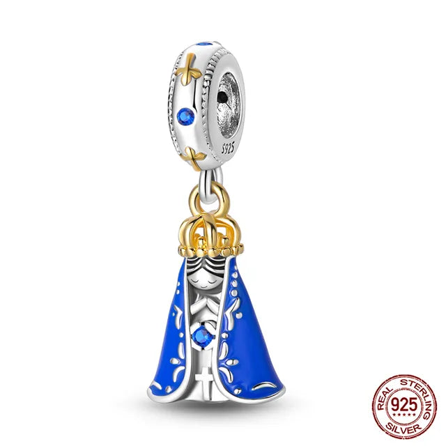Berloque Nossa Senhora de Aparecida - Folheada a Ouro e Zircônia | 50% OFF
