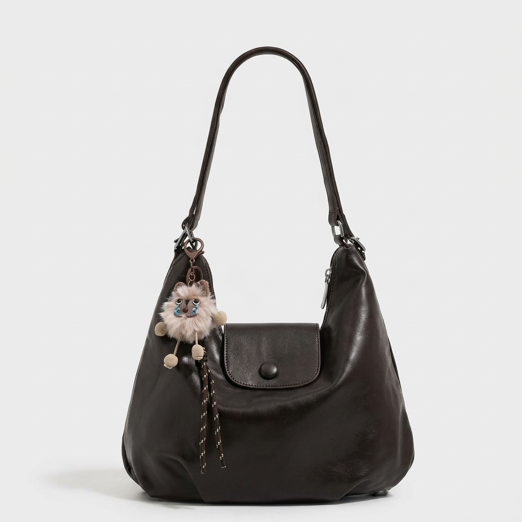Bolsa mochila 2 em 1 marrom