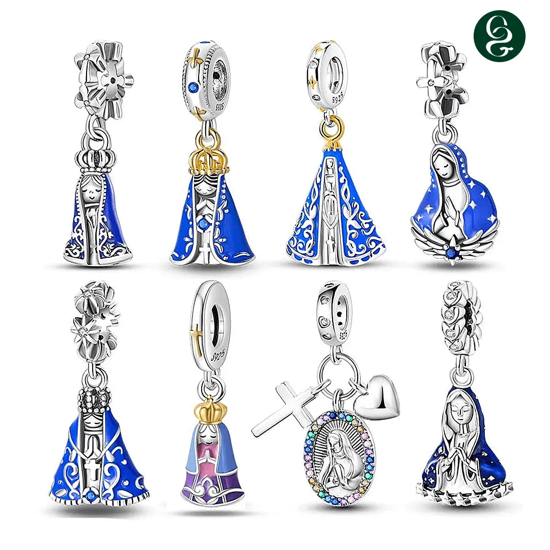 Berloque Nossa Senhora de Aparecida - Folheada a Ouro e Zircônia | 50% OFF
