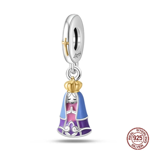 Berloque Nossa Senhora de Aparecida - Folheada a Ouro e Zircônia | 50% OFF